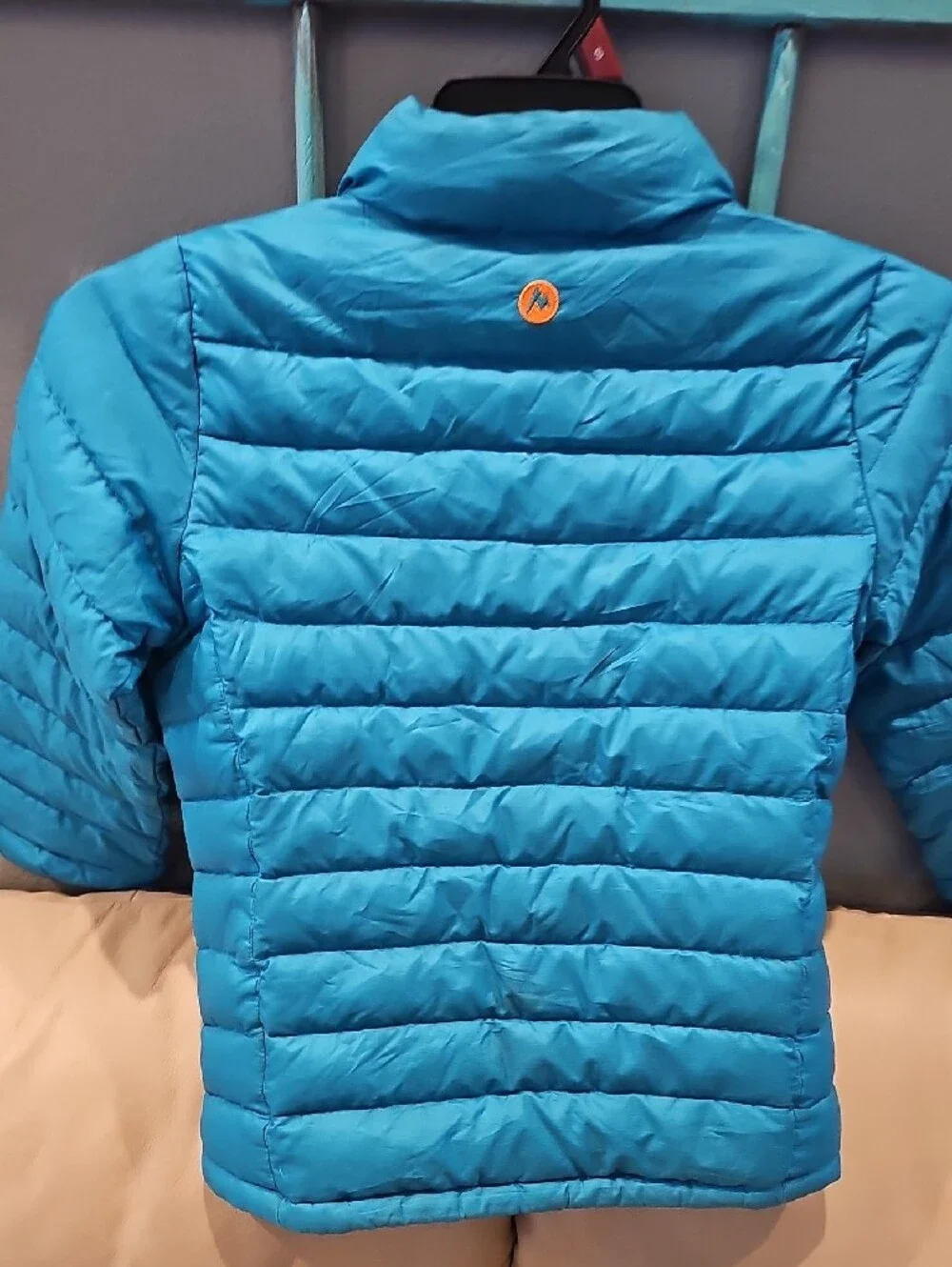 Marmot Bright Teal Blue Packable Puffer Jacket